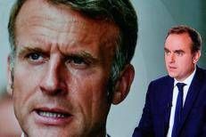 Emmanuel Macron e Sébastien Lecornu (Afp)