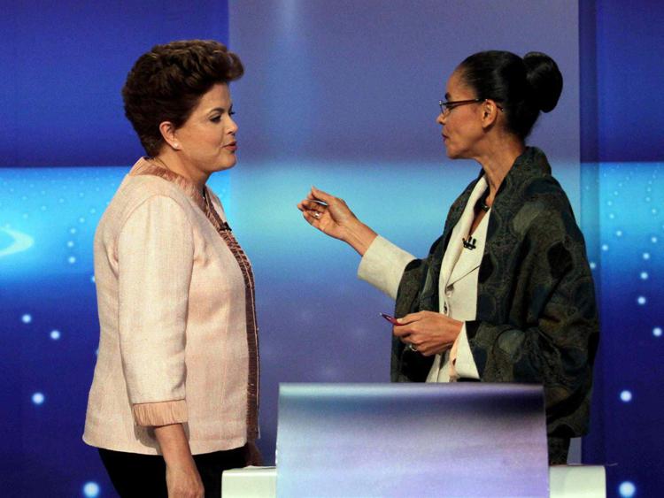 Dilma Rousseff con Marina Silva (Infophoto) - INFOPHOTO
