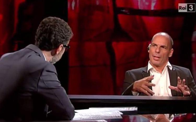 Yanis Varoufakis ospite da Fabio Fazio