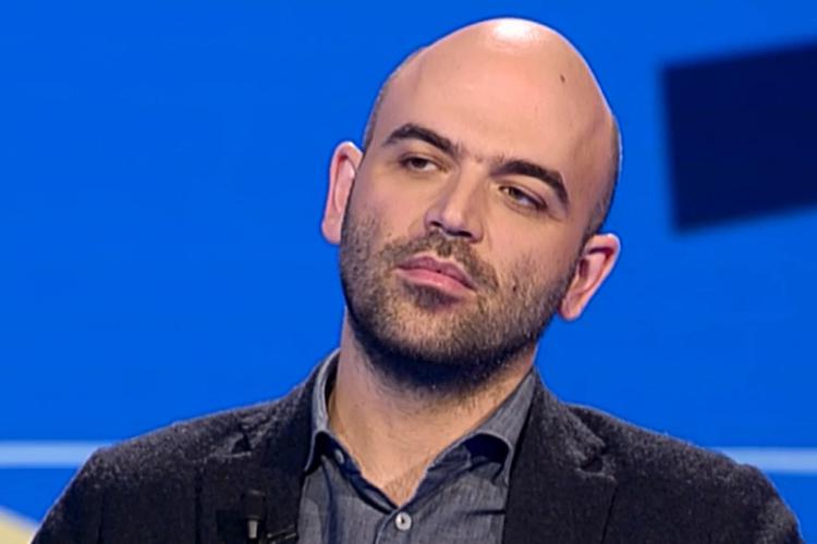 Roberto Saviano (fermo immagine video Rai)