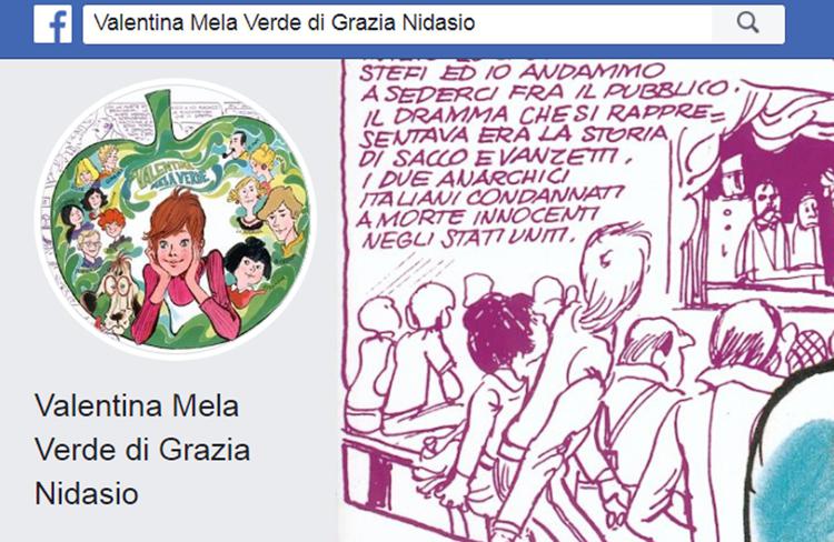 Foto dalla pagina Facebook dedicata a Valentina Mela Verde
