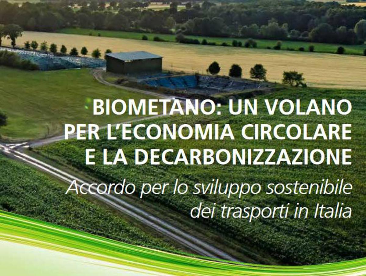 Biometano, firmato accordo per lo sviluppo sostenibile dei trasporti