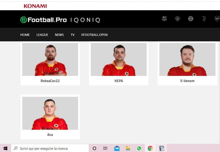  - Da efootballpro.konami.net