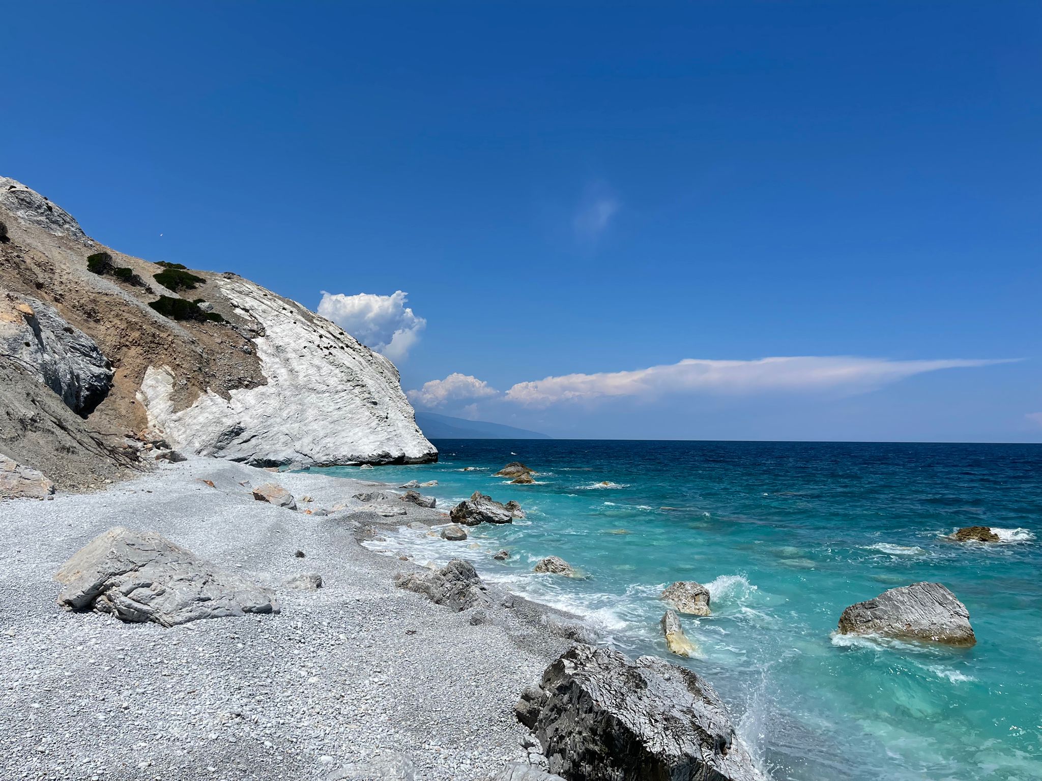 La spiaggia di Lalaria (Adnkronos)