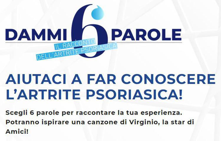 Artrite psoriasica, campagna 'Dammi 6 parole' per dare voce a pazienti