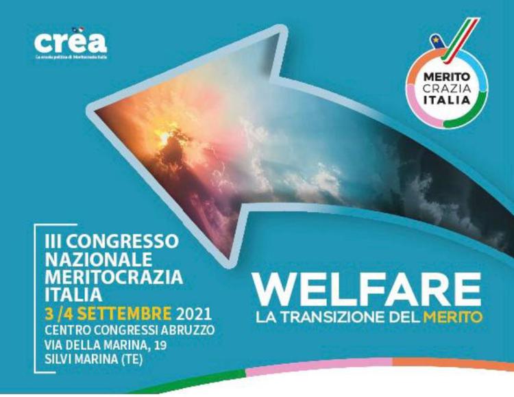 Welfare, a settembre terzo congresso Meritocrazia Italia