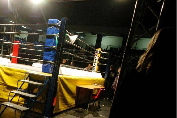 Un ring di boxe