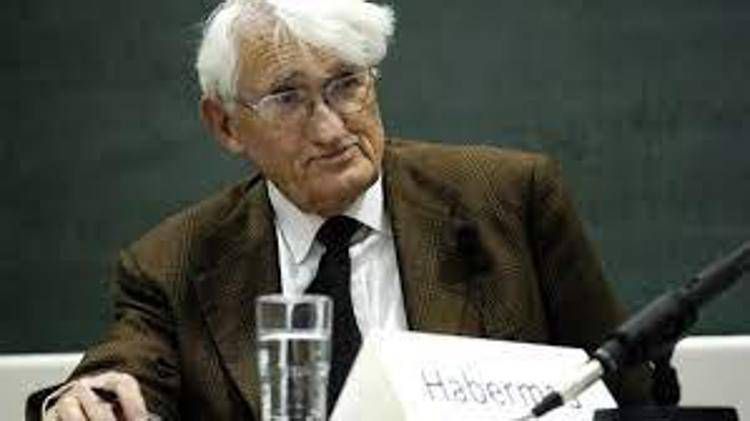 Jurgen Habermas  filosofo tedesco, erede della scuola di Francoforte.