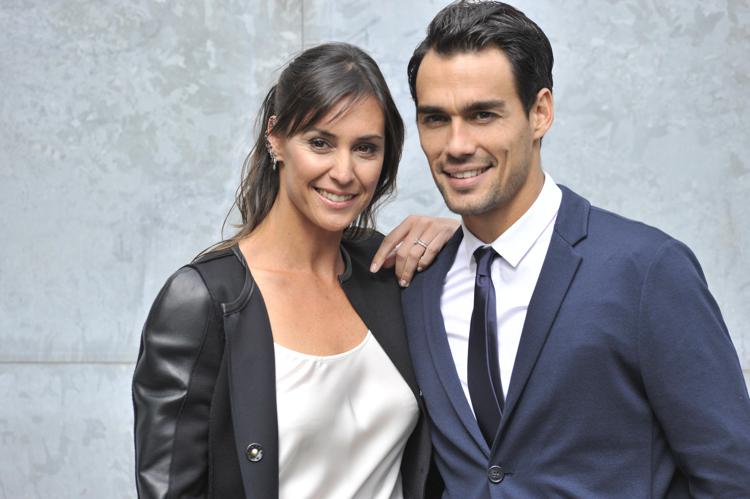 Flavia Pennetta e Fabio Fognini (Fotogramma)