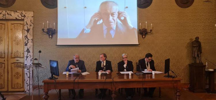 i relatori dei 'Colloquia on Science Diplomacy' all'Accademia dei Lincei (Foto Ufficio Stampa Accademia Lincei) 