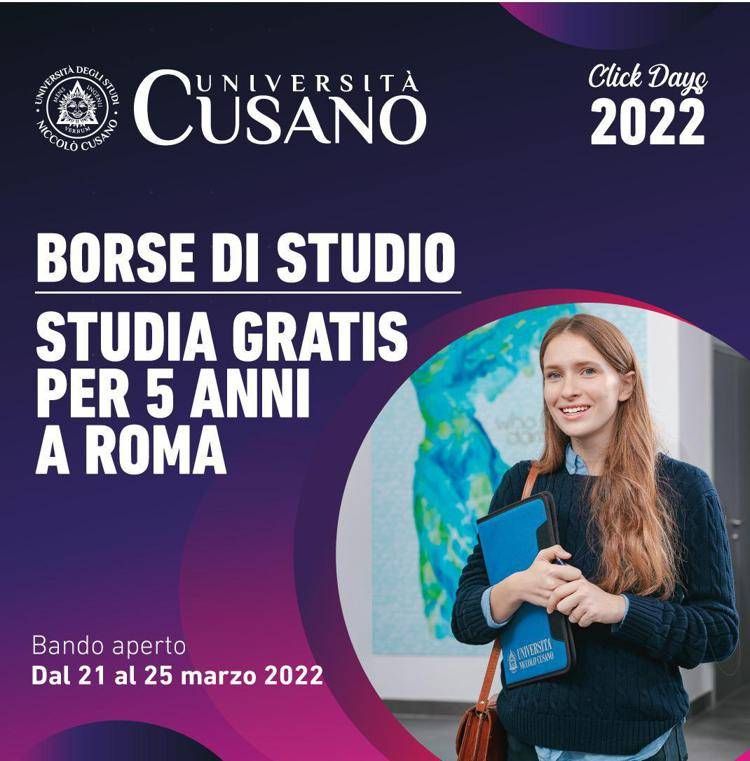 Accesso all’università, stanziati 3 milioni di euro dall’Unicusano: 180 i giovani da premiare con una borsa di studio