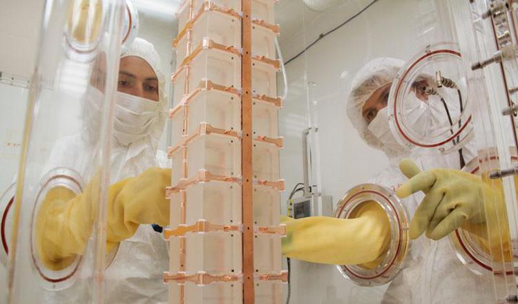 L'esperimento Cuore (Foto sito  Laboratori Nazionali del Gran Sasso INFN) 