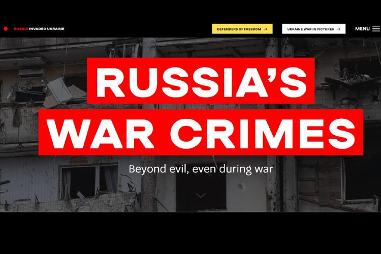 La homepage dell'archivio online di Kiev