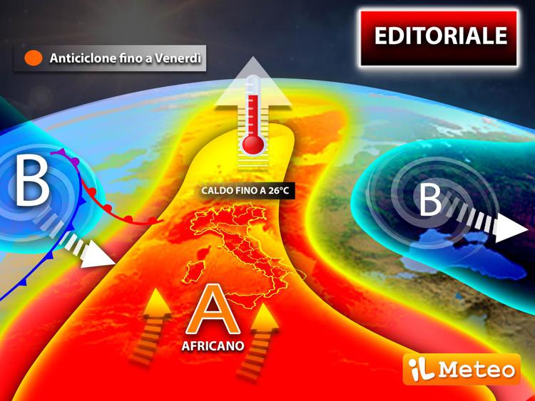 Meteo Italia verso Pasqua, settimana inizia con sole e caldo