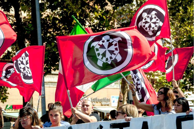 CasaPound in piazza a Roma: 