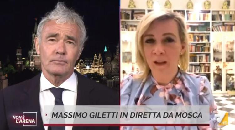 Giletti a Mosca, malore in diretta a Non è l'arena