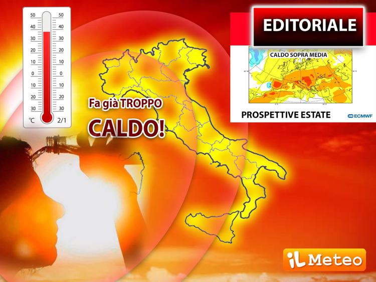 Ancora caldo sull'Italia, previsioni meteo per oggi e tendenza estate