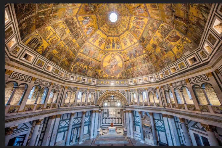 Battistero di Firenze, risplendono i magnifici mosaici