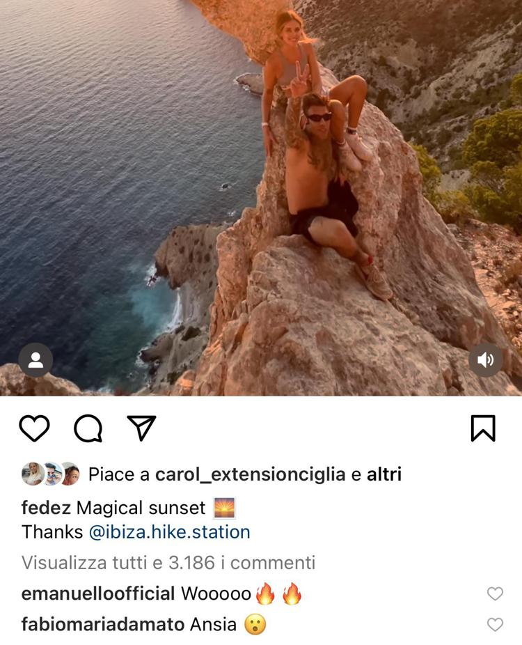 Fedez e Ferragni, video sull'orlo di un precipizio ed è polemica social