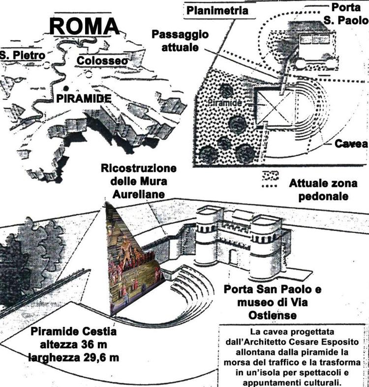 L'area delle donne martiri disegnata da Esposito (Adnkronos)