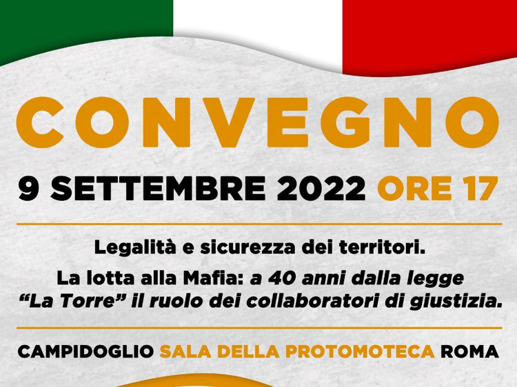 Legalità, a Roma convegno su lotta alla mafia e ruolo dei collaboratori di giustizia