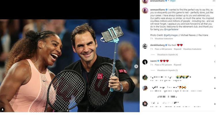 Serena Williams a Federer: 