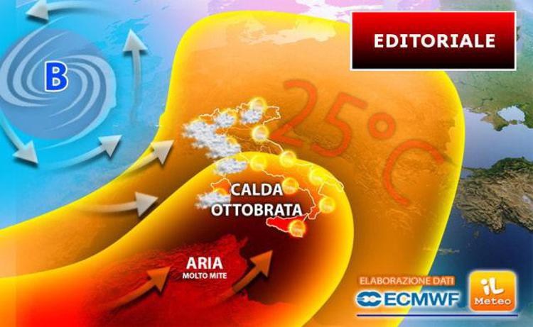 Torna il caldo in Italia, da oggi ecco l'Ottobrata