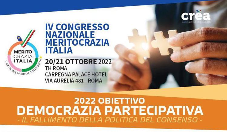 Meritocrazia Italia: al via 'obiettivo democrazia partecipativa', la polis ai cittadini