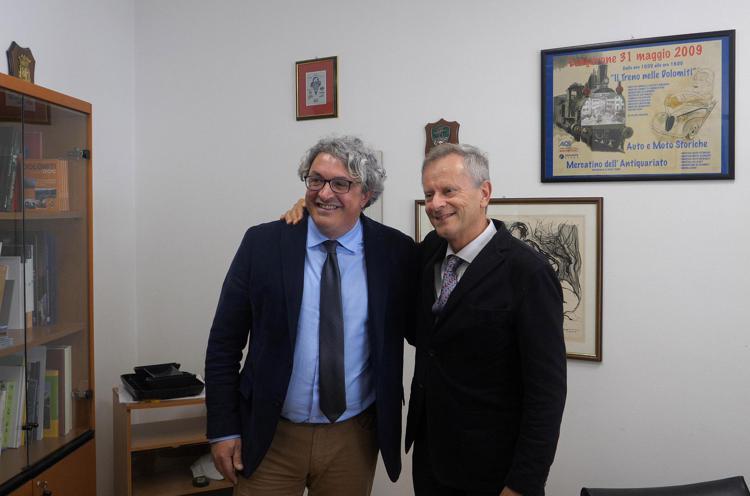 il neopresidente Michele Dal Farra con il past president Gian Angelo Bellati 