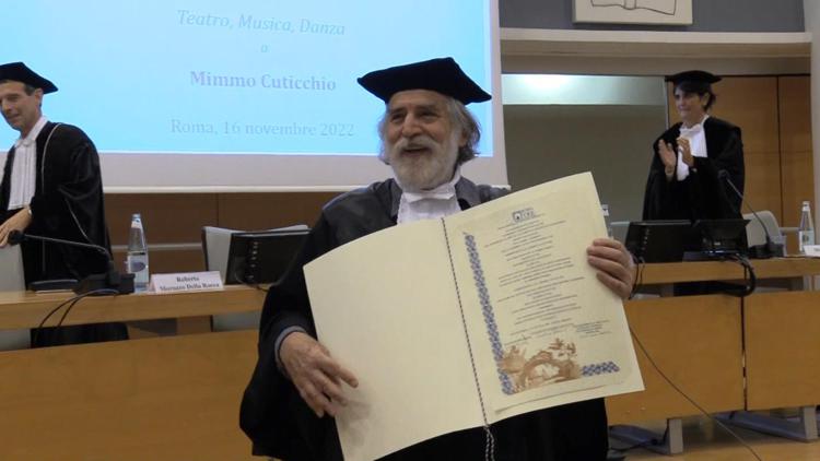 Laurea Honoris Causa a Mimmo Cuticchio: 