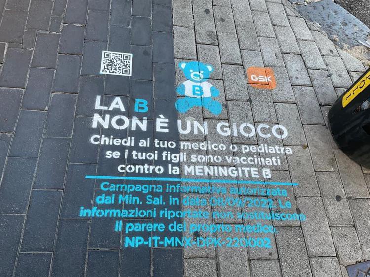 Uno dei graffiti della campagna informativa “La B conta” che nelle scorse settimane ha animato le strade di Catania