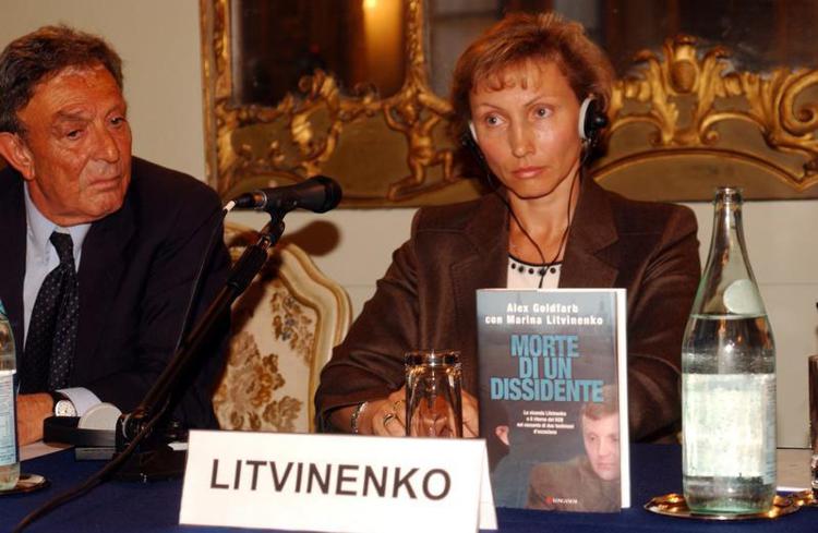 PRESENTAZIONE DEL LIBRO 'MORTE DI UN DISSIDENTE' DI MARINA LITVINENKO (MOGLIE DI ALEKSANDR LITVINENKO) E ALEX GOLDFARB (Fotogramma)