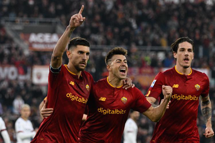 Roma-Bologna 1-0, gol di Pellegrini su rigore