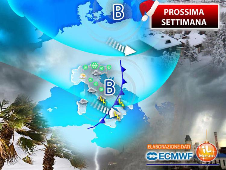 Meteo, le previsioni per la prossima settimana