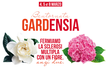 Bentornata Gardensia, 2 fiori per fermare la sclerosi multipla