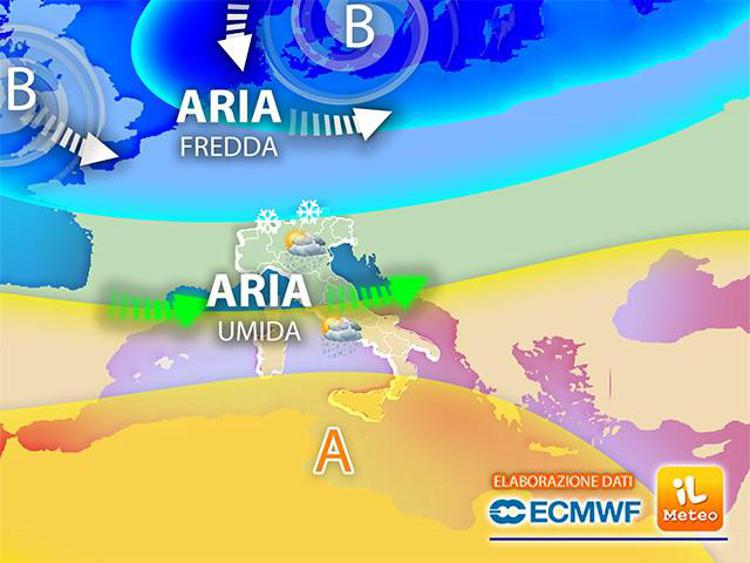 Ancora venti forti e pioggia, poi arriva un anticiclone: meteo della settimana