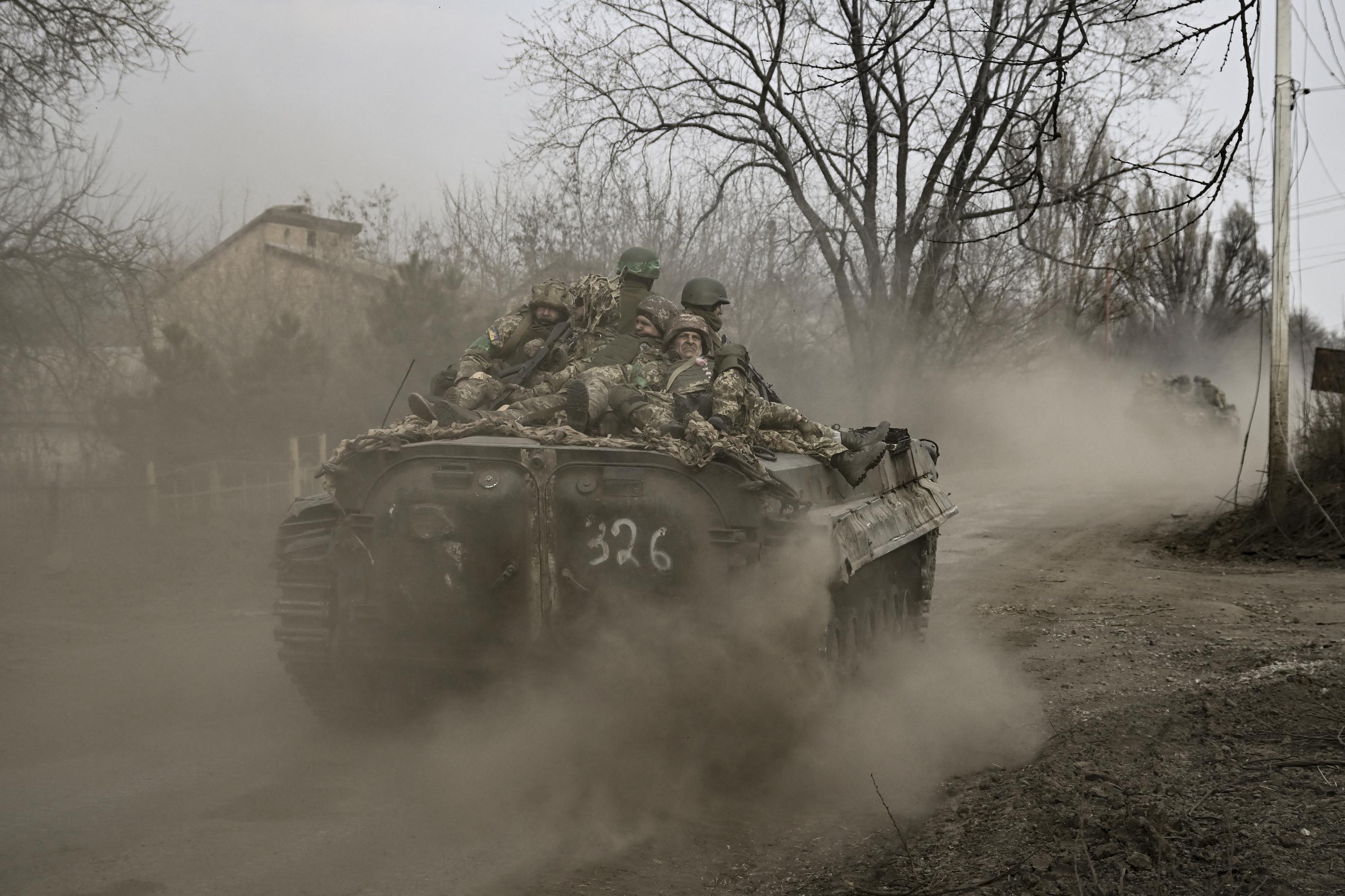 Ukrainian Troops Advance On Bakhmut Medvedev Kiev Has Launched A Counter Offensive Pledge 