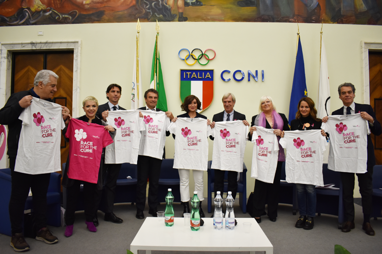 Presentazione Race for the cure al Coni  - 
<span id=