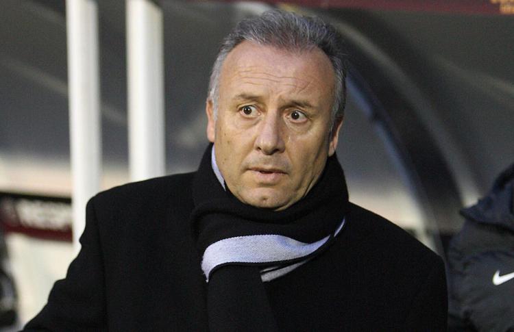 Zaccheroni dopo l'incidente: 