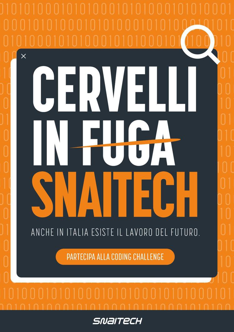 Snaitech: al via la “Coding Challenge” per cercare i talenti del futuro