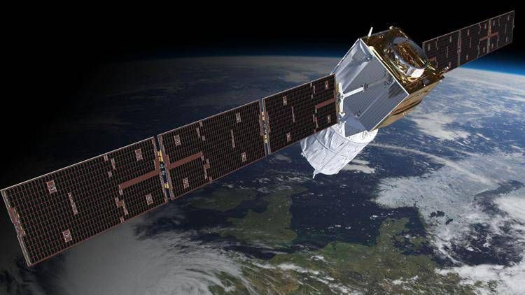 Il satellite Aeolus dell'Esa (Crediti: ESA/ATG medialab) 