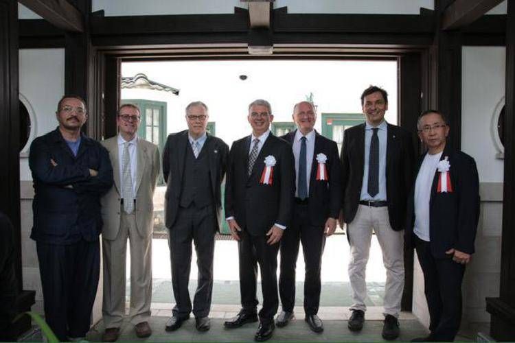 L'inaugurazione del Polito Japan Hub (Foto Politecnico Torino) 