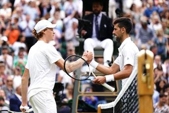 Jannik Sinner vs Novak Djokovic at Wimbledon, today's semifinal