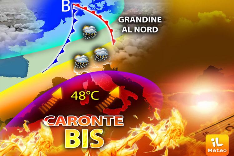 Meteo, ecco Caronte Bis: fino a 48°C al Sud. Ma tornano temporali al Nord