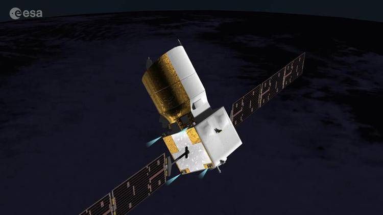 Il satellite Aeolus (Fot ESA) 