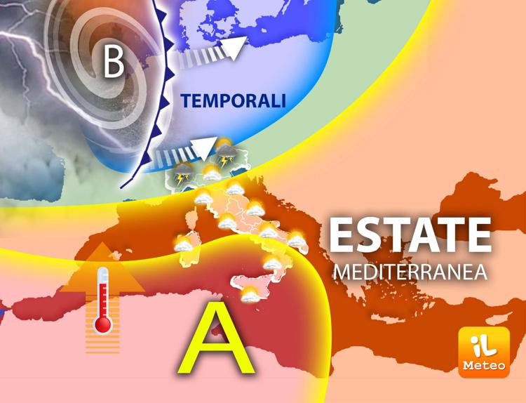 Meteo Italia, temporali al Nord con grandine e caldo al Sud: le previsioni del weekend
