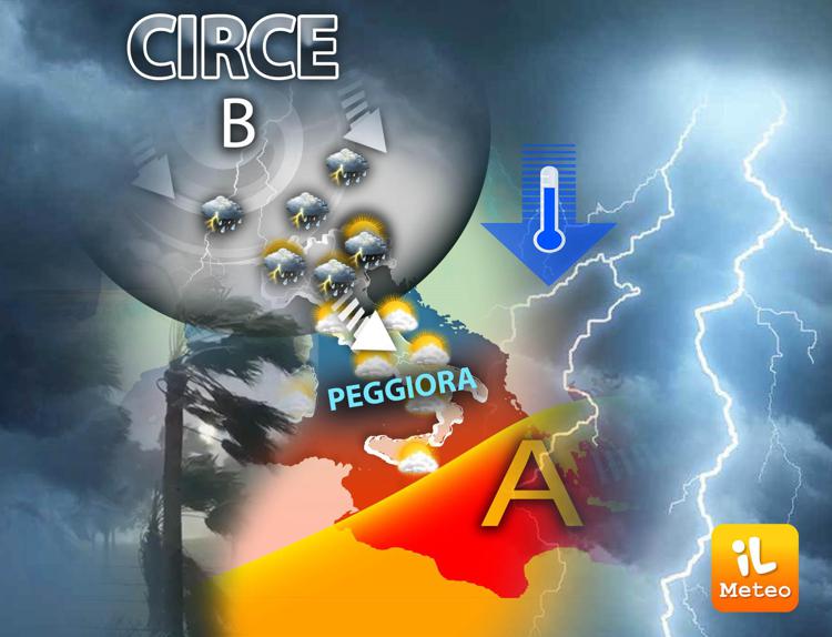 Ciclone Circe sull'Italia, da oggi allerta maltempo: il meteo