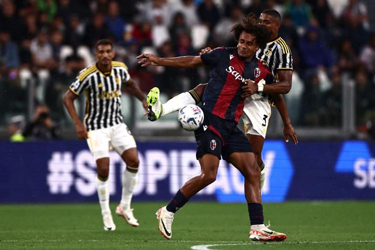 Una fase di Juventus-Bologna - (Afp)