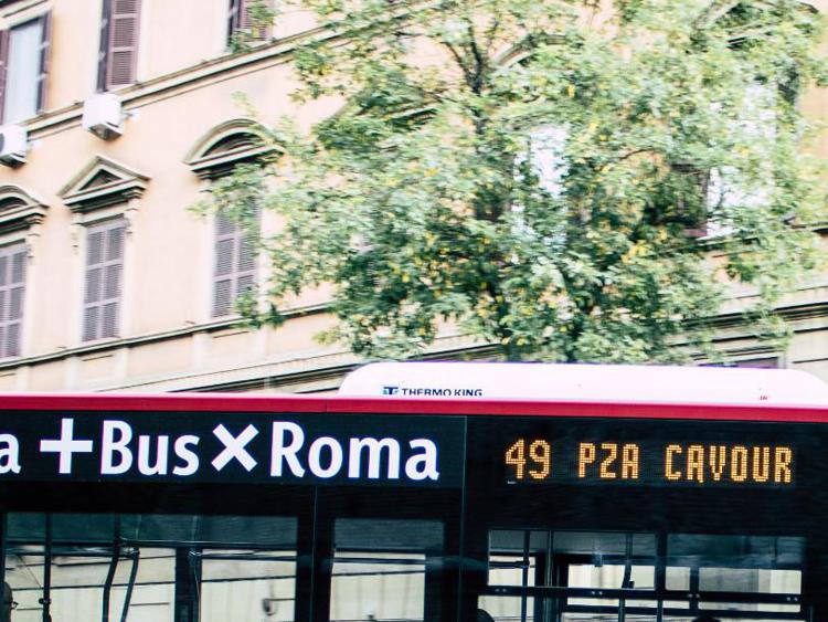 Un bus a Roma (Foto )
