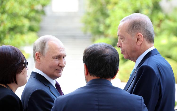 Putin e Erdogan a Sochi per il colloquio tra i due presidenti - Afp